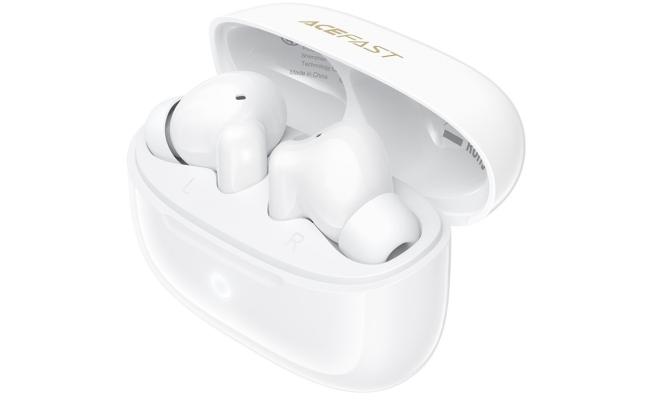 ACEFAST W7 Wireless Earbuds BT 6.0 TWS Low Latency Headset with 13mm Dynamic Speaker for Music/Calls – White